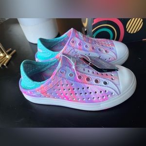 Girls Size 12 sketchers light up shoes